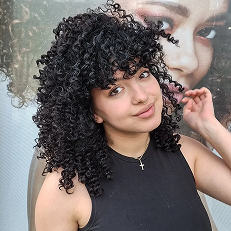 Mizone beaty crna kosa afro
